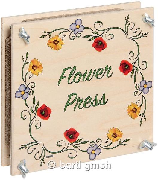 Flower Press groß NEU nostalgische Blumenpresse aus Holz für kleine Romantiker 